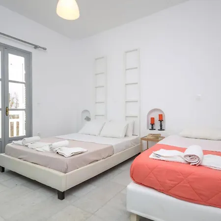 Luxury Naxos Deluxe Triple 150m From St George Daire *