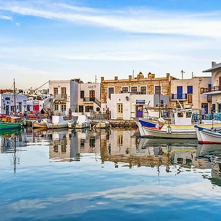 Luxury Naxos Deluxe Triple 150m From St George Naxos City