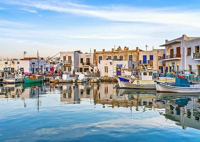 Luxury Naxos Deluxe Triple 150m From St George Naxos City