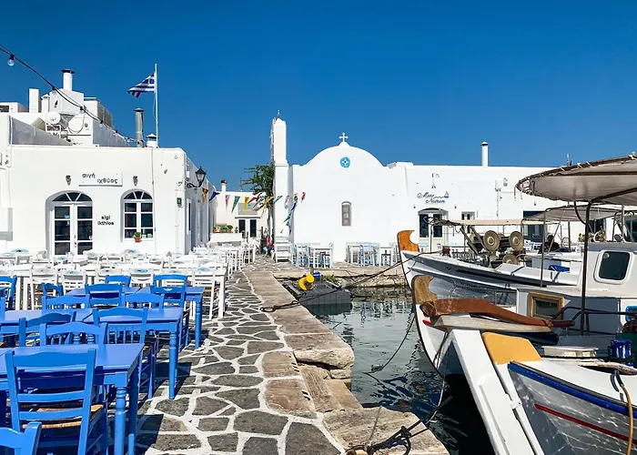 Luxury Naxos Deluxe Triple 150m From St George דירה *